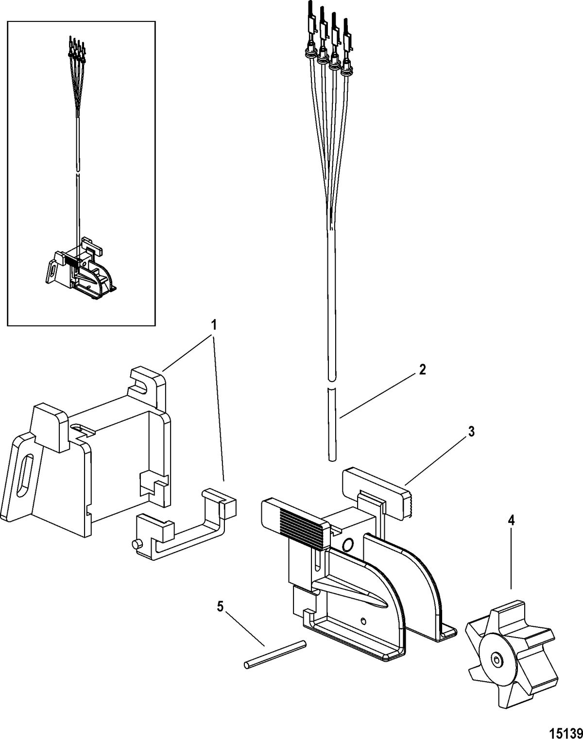 ACCESSORIES ELECTRICAL COMPONENTS AND HARNESSES Sensor-Speed/Temperature(Paddle-Transon Mount)