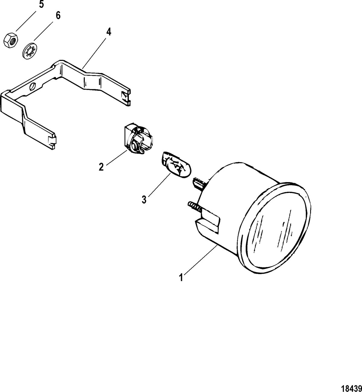 ACCESSORIES INSTRUMENTATION-GAUGES AND COMPONENTS Gauge and Mounting Hardware, Power Trim