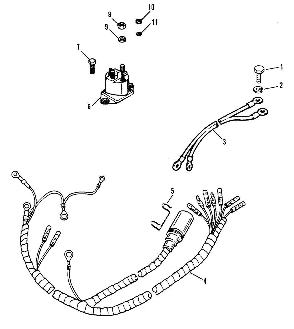 FORCE 40/50 H.P. ELECTRICAL COMPONENTS