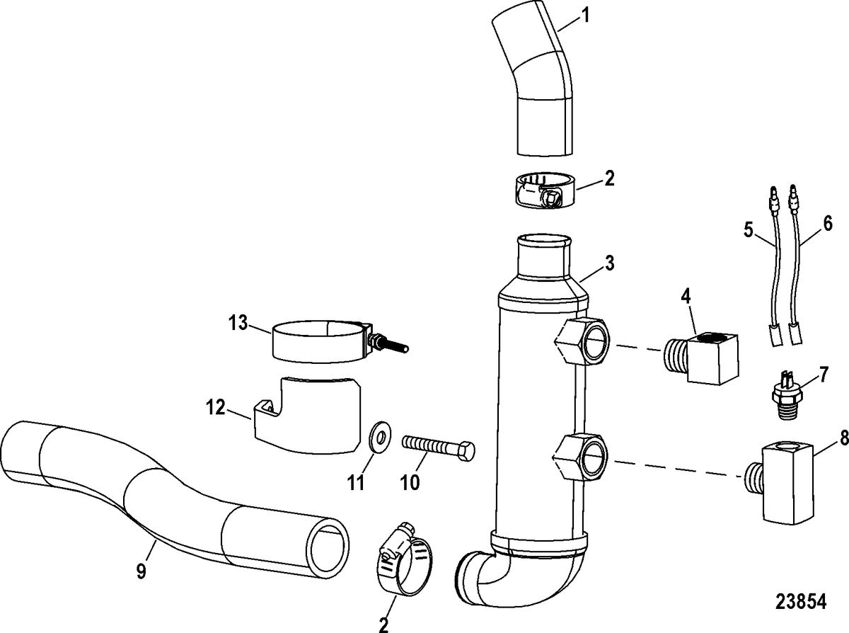 RACE STERNDRIVE 662 SCI Oil Cooler(Transmission)