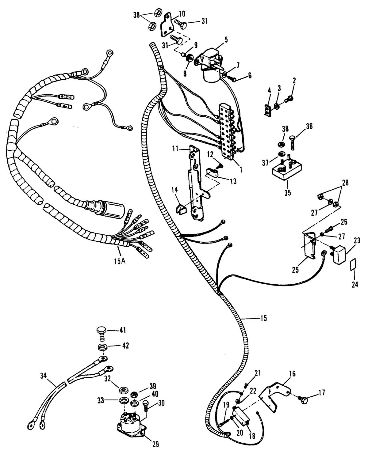 FORCE 150 H.P. ELECTRICAL COMPONENTS