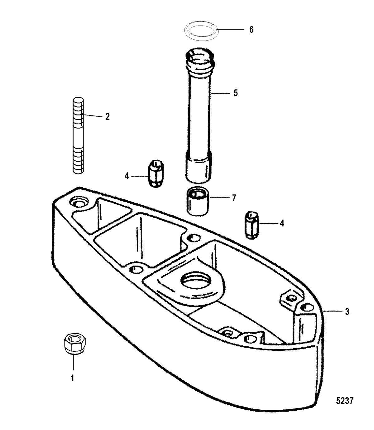 MERCURY/MARINER 30/40 (2 CYLINDER) 2-STROKE X-Long Components
