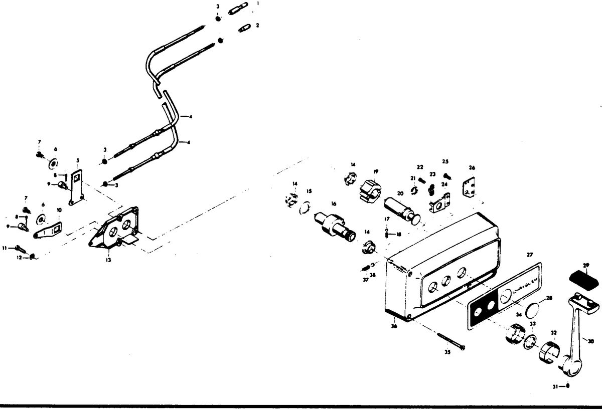 CHRYSLER 45 H.P. REMOTE CONTROL