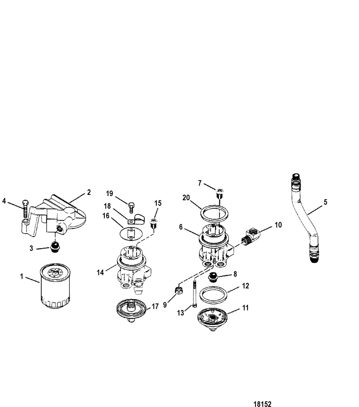 ACCESSORIES FUEL/OIL TANKS, LINES, FILTER KITS AND CORROSION Remote Oil Filter Kit(92043A5 / A7)