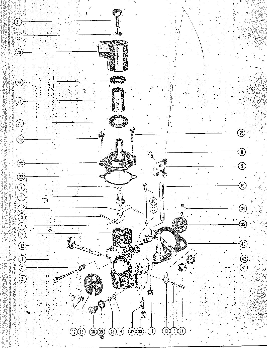 MARK MARK 58, MARK 55A, MARK 58A CARBURETOR ASSEMBLY(MARK 58E, MARK 58AM, MARK 58A E)