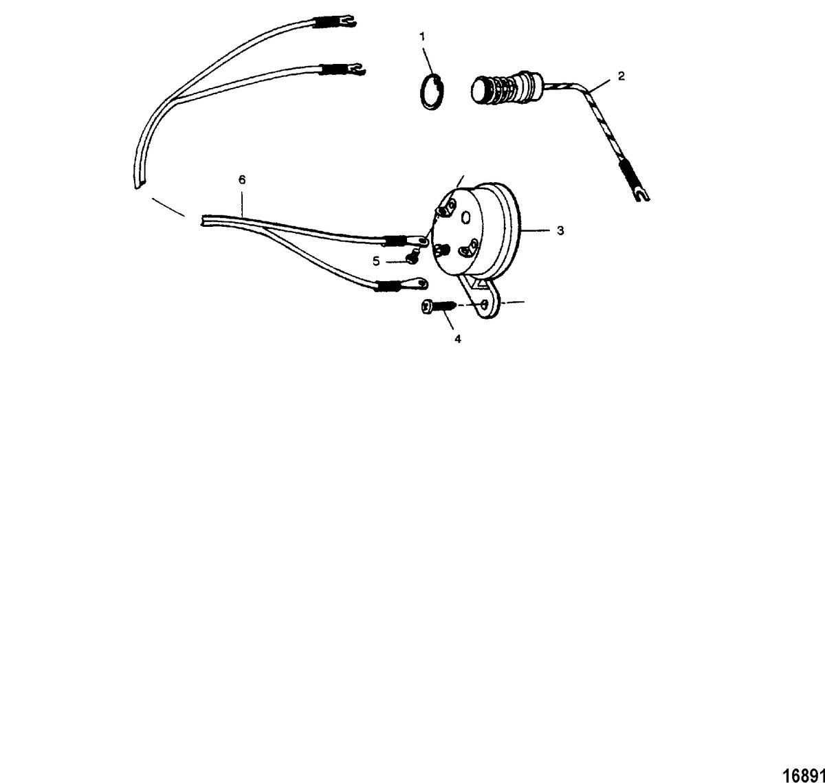 FORCE FORCE 1989 A MODEL 35 HP Overheat Buzzer