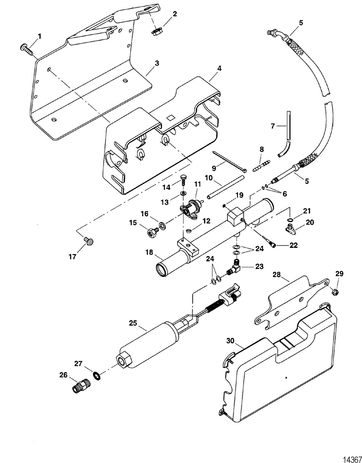 RACE STERNDRIVE SCORPION 377 STERNDRIVE Cool Fuel Assembly