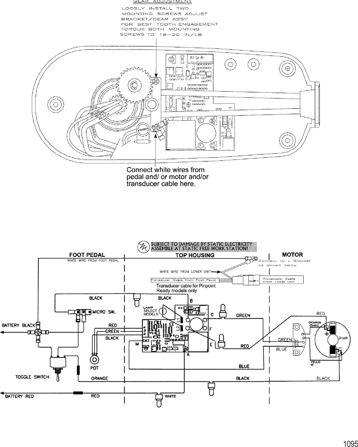TROLLING MOTOR MOTORGUIDE TOUR EDITION SERIES Wire Diagram(Model TE782VP) (24 Volt)