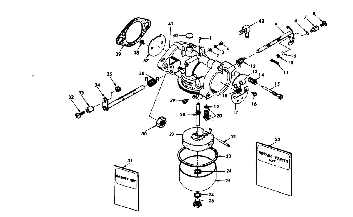 CHRYSLER 35 H.P. CARBURETOR