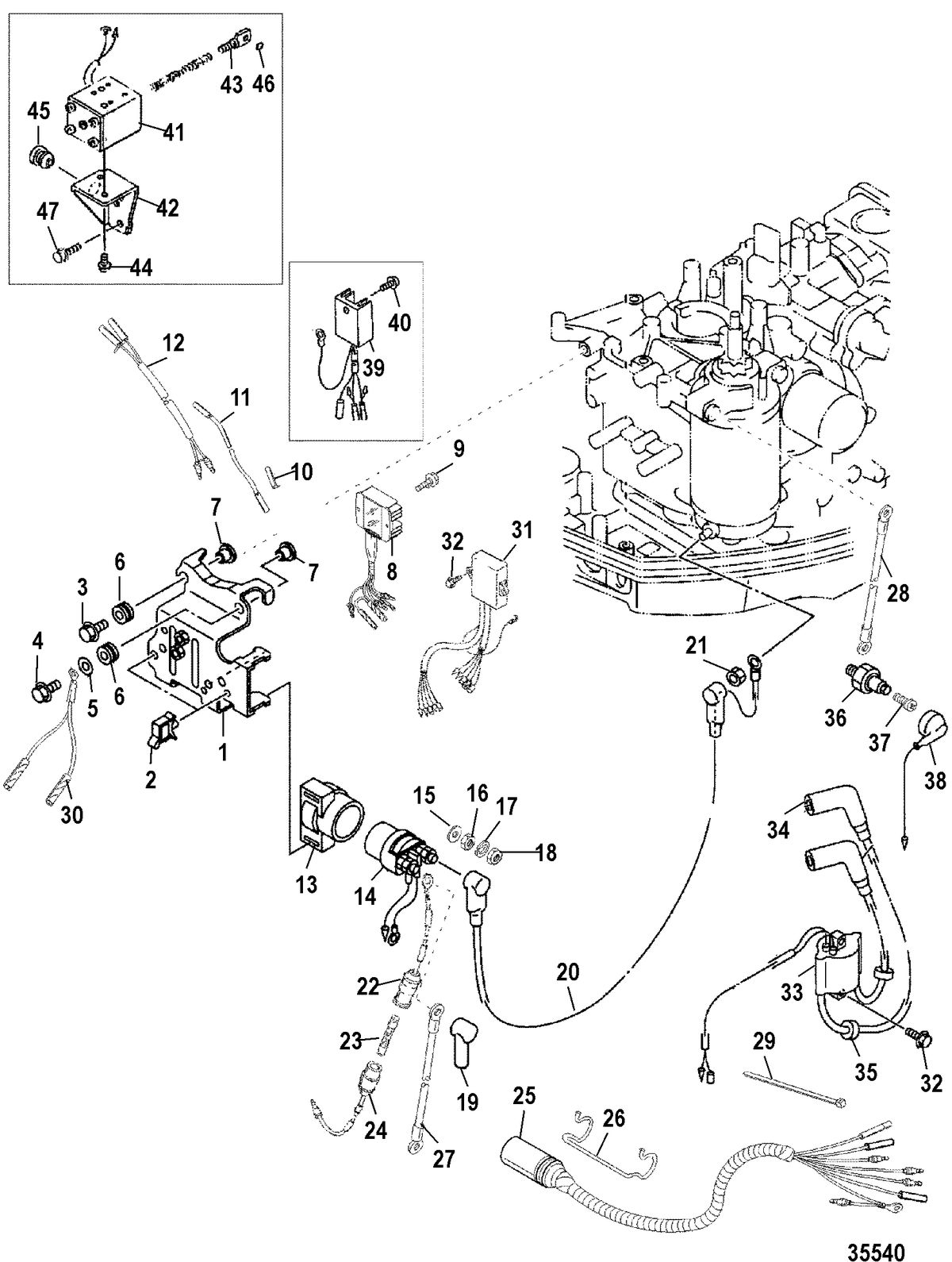 MERCURY/MARINER 15 (4-STROKE) Electrical Components