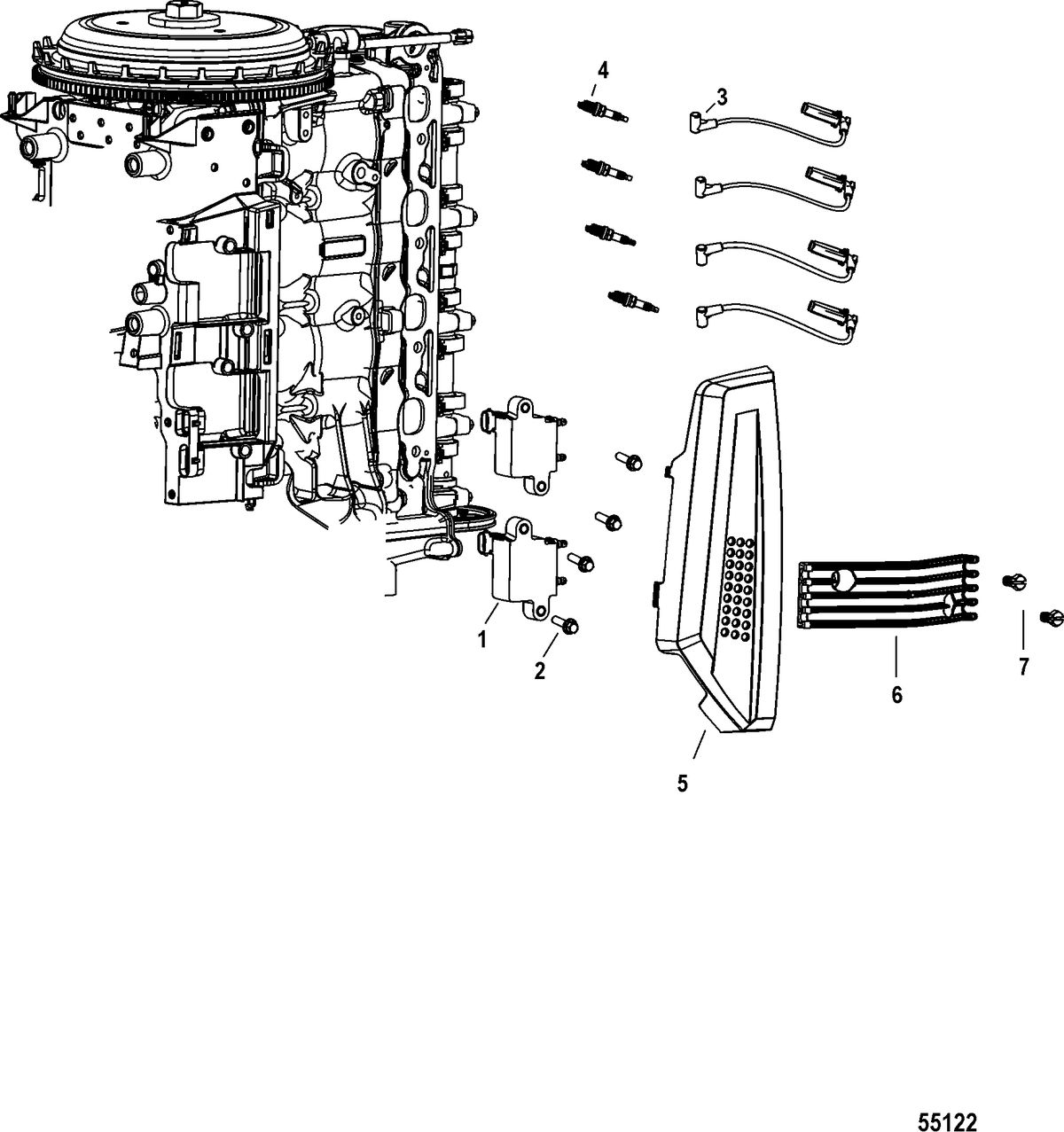 MERCURY/MARINER 75-115 4-STROKE Ignition