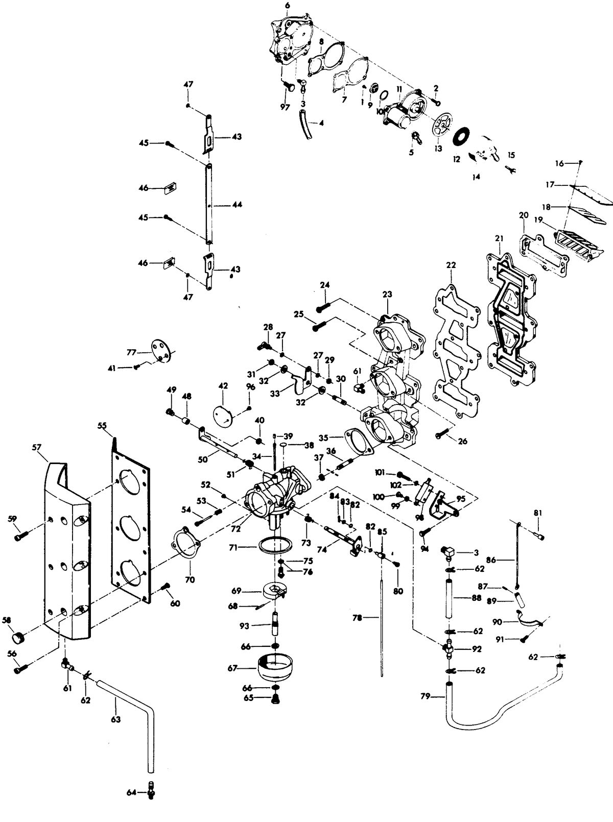 CHRYSLER 75 H.P. CARBURETOR