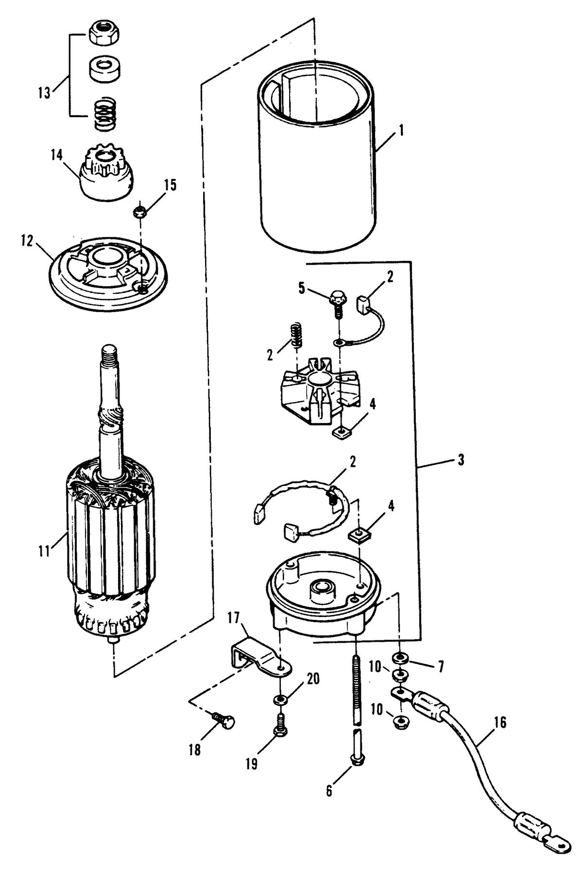 FORCE 150 H.P. STARTER