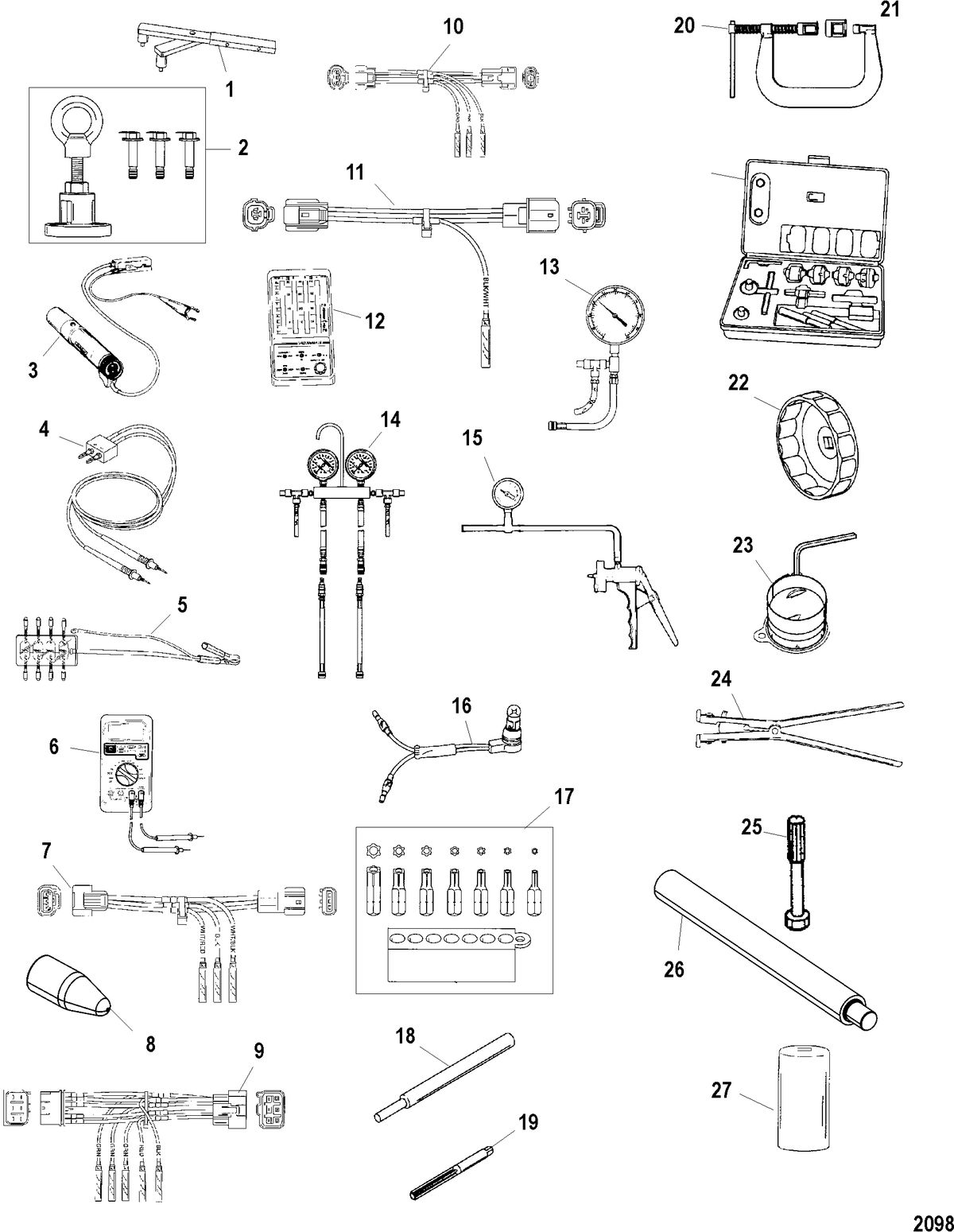 MERCURY/MARINER 115 EFI (4-STROKE) Tools 1