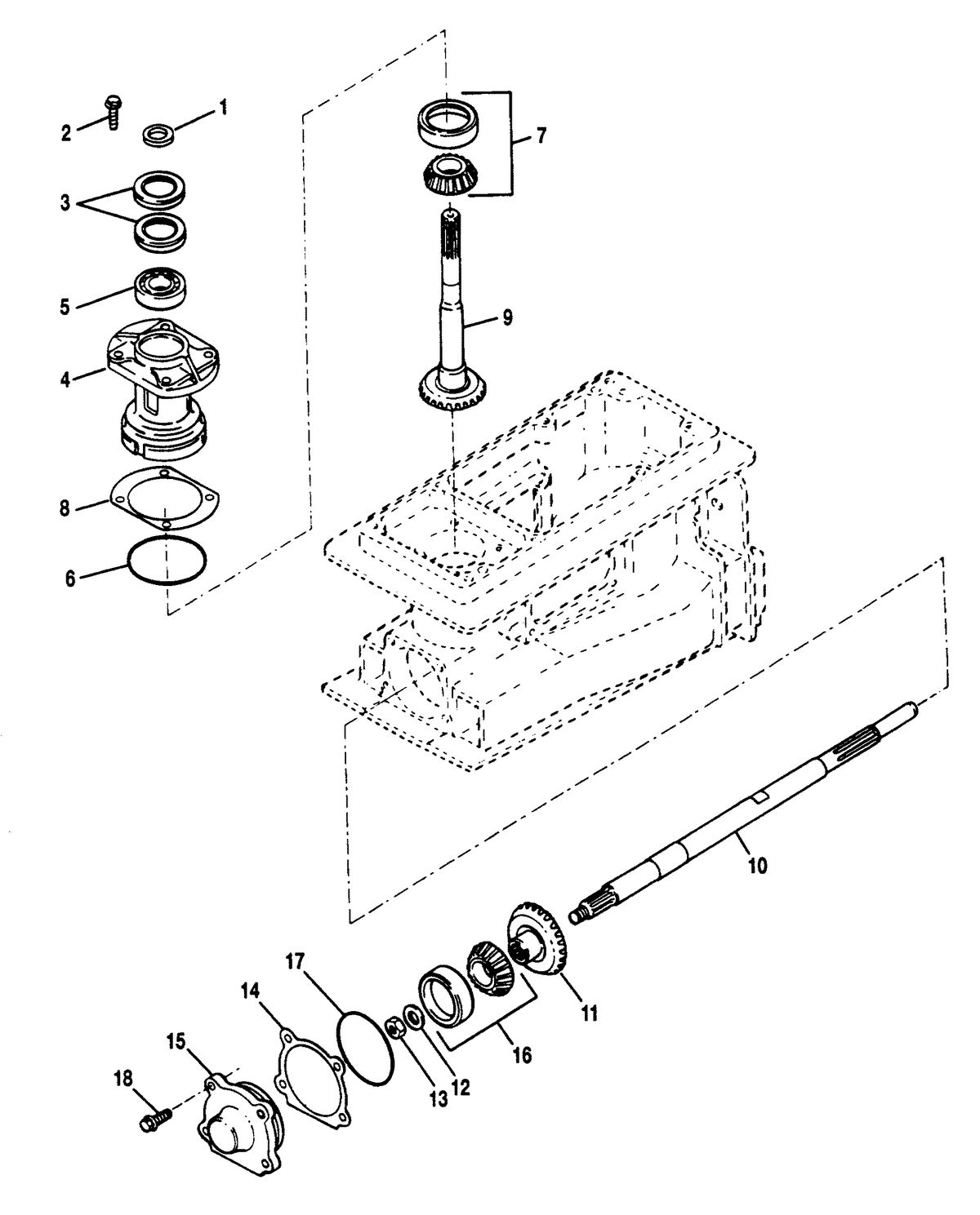 SPORTJET SPORT JET 90 PINION AND IMPELLER SHAFT (SPLINED DRIVE)