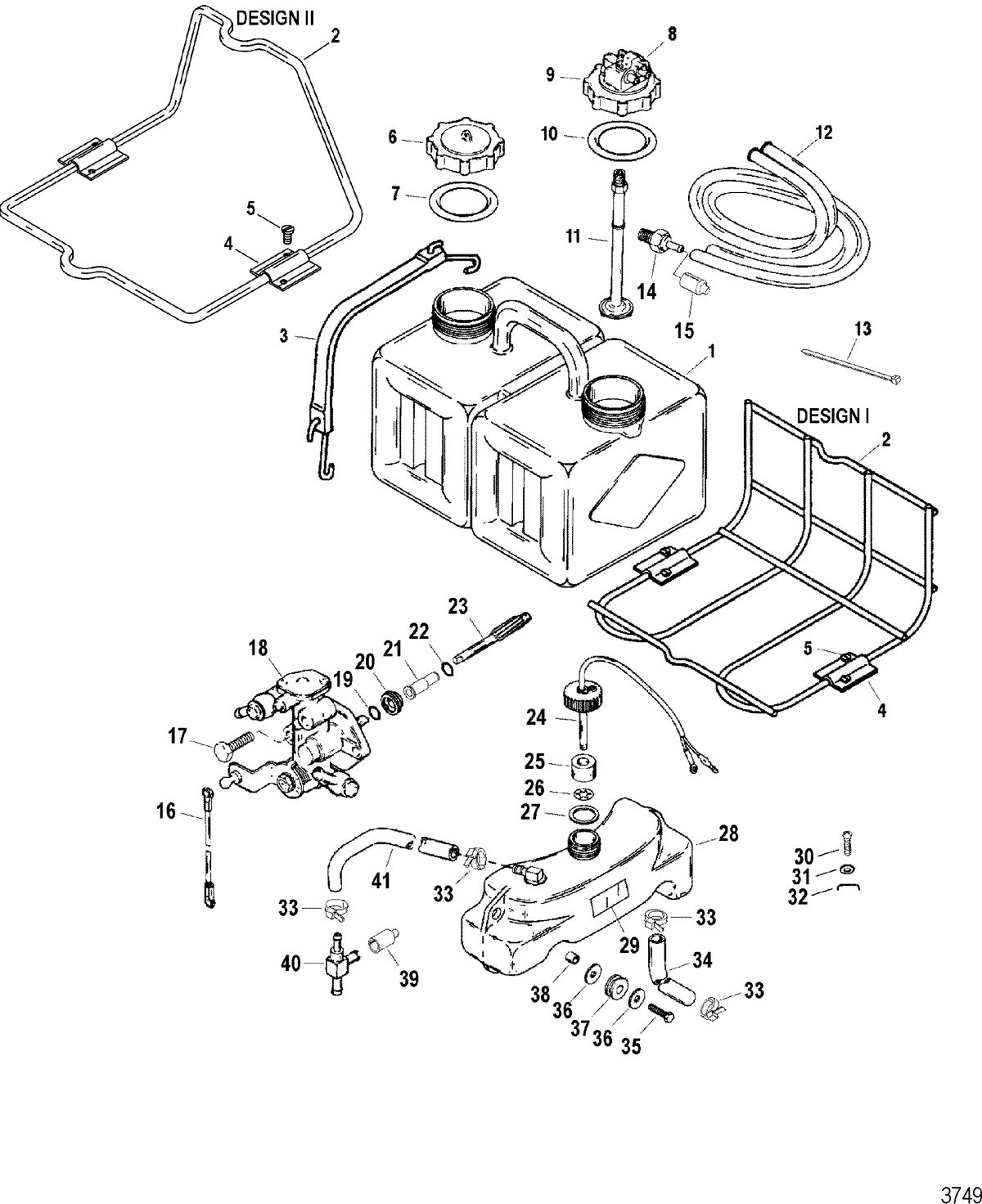 SPORTJET 175 XR2 JET DRIVE Oil Injection Components