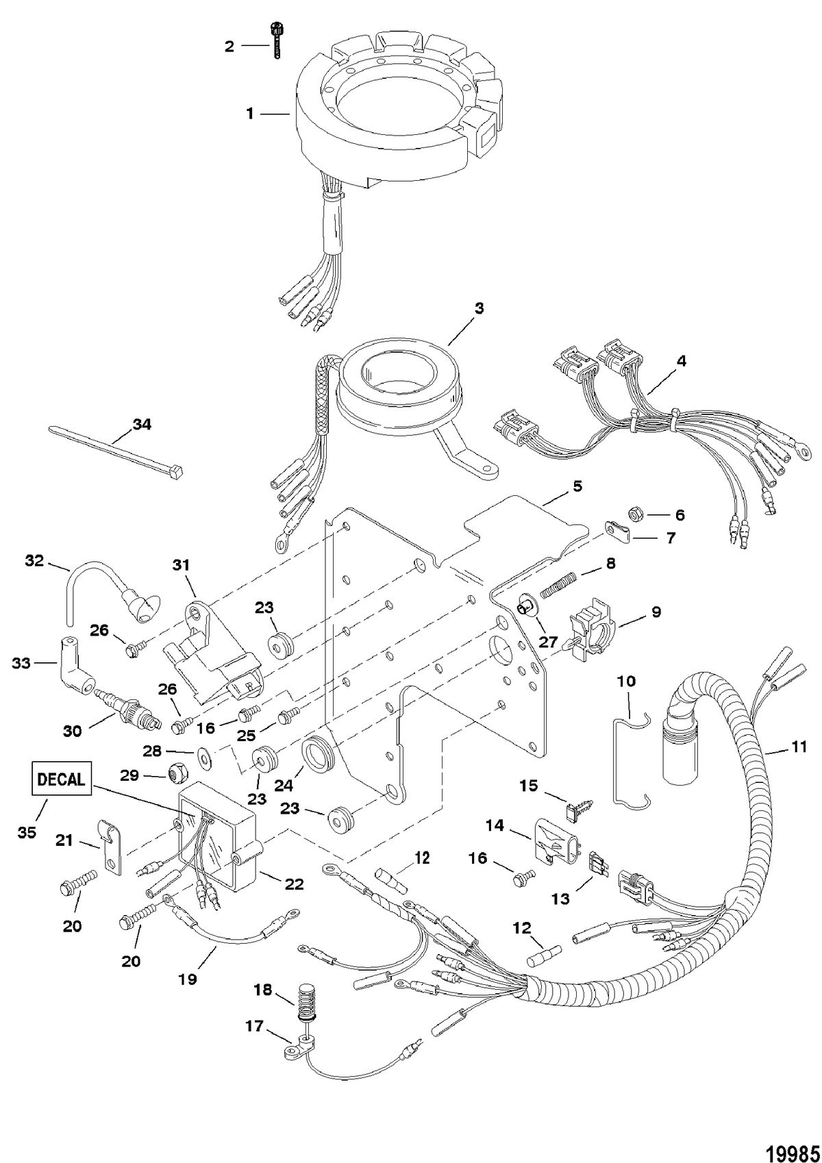 FORCE FORCE 90 H.P. Electrical Components(Ignition)