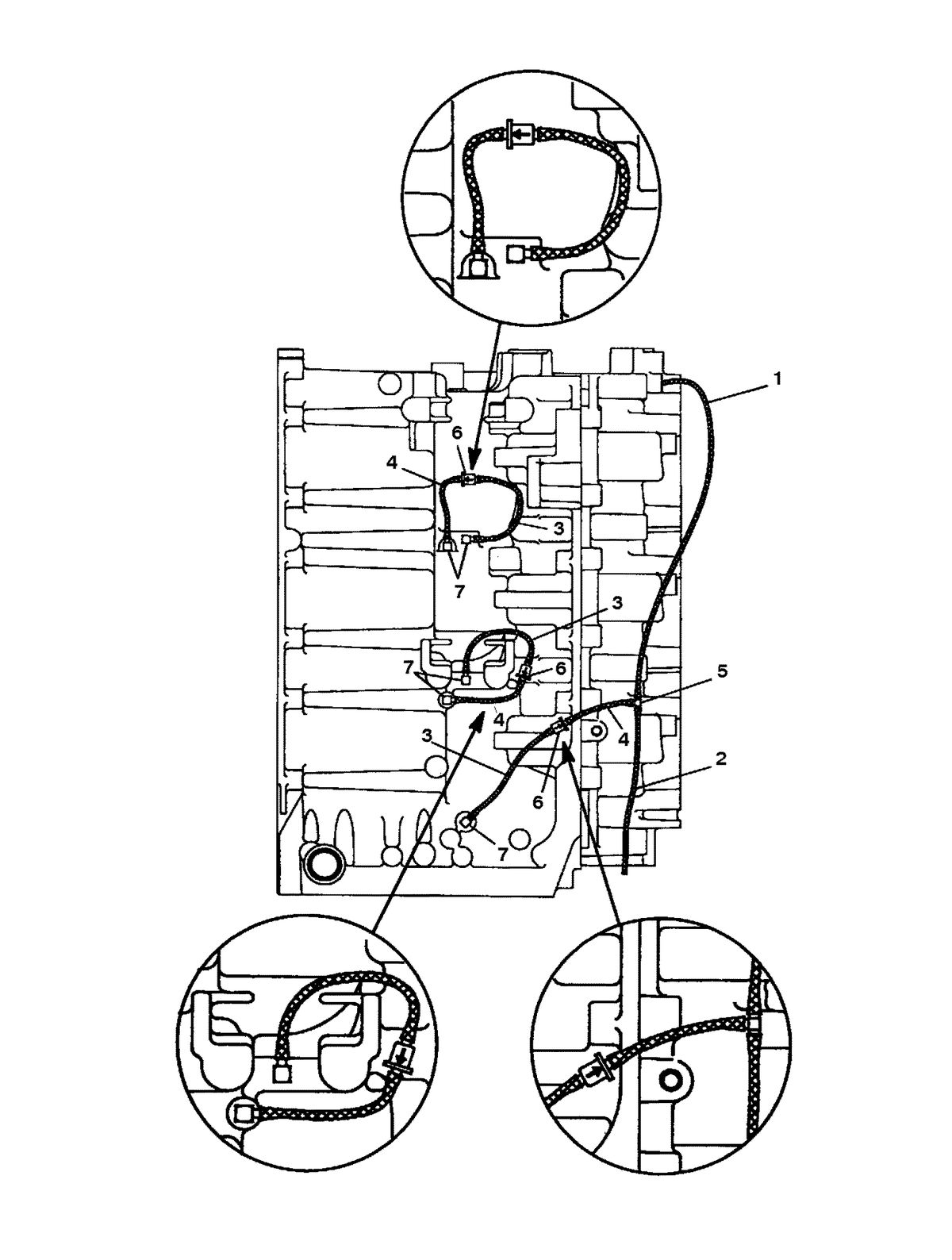 MERCURY/MARINER 75/90 HP 65 JET (3 CYLINDER) BLEED SYSTEM (USA-0G127500/BEL-9836633 & UP)