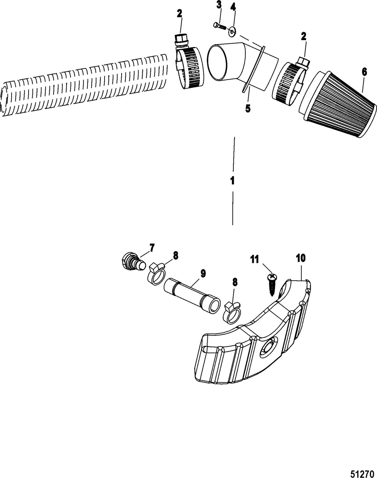 MERCURY/MARINER 200/225/250/275/300 4-STROKE VERADO (6 CYLINDER) CCT Rigging Kit