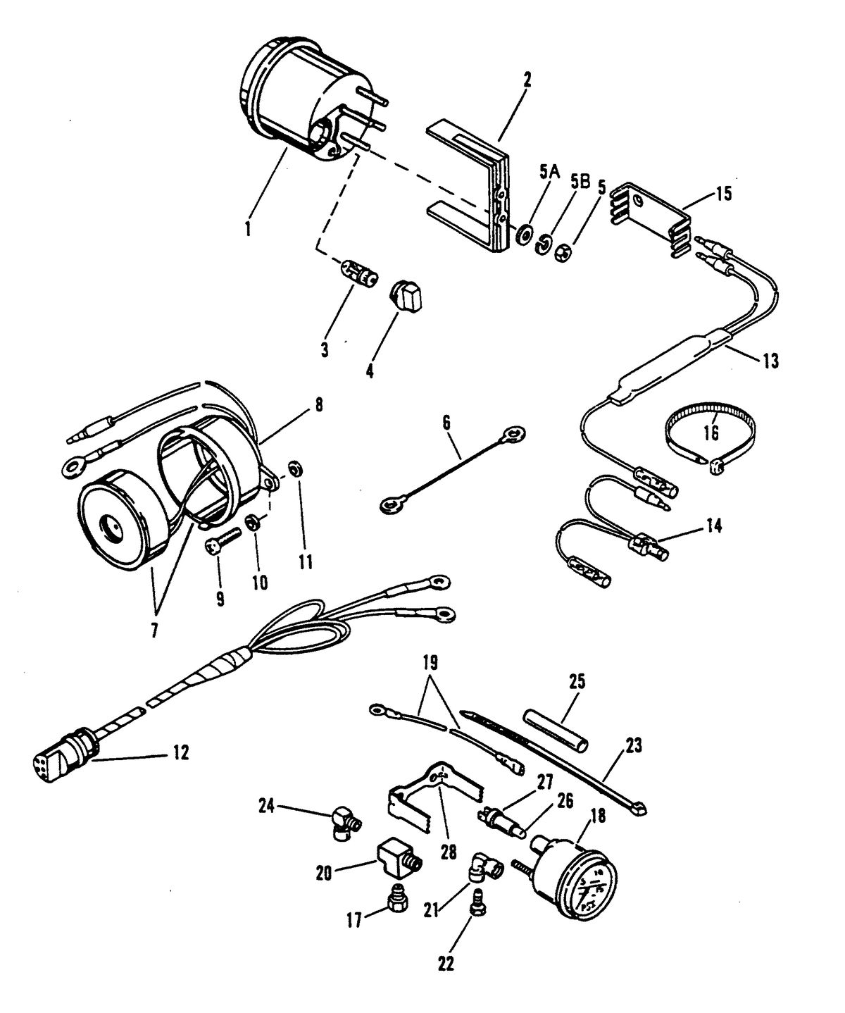 RACE OUTBOARD XR-2 MAGNUM INSTRUMENTATION