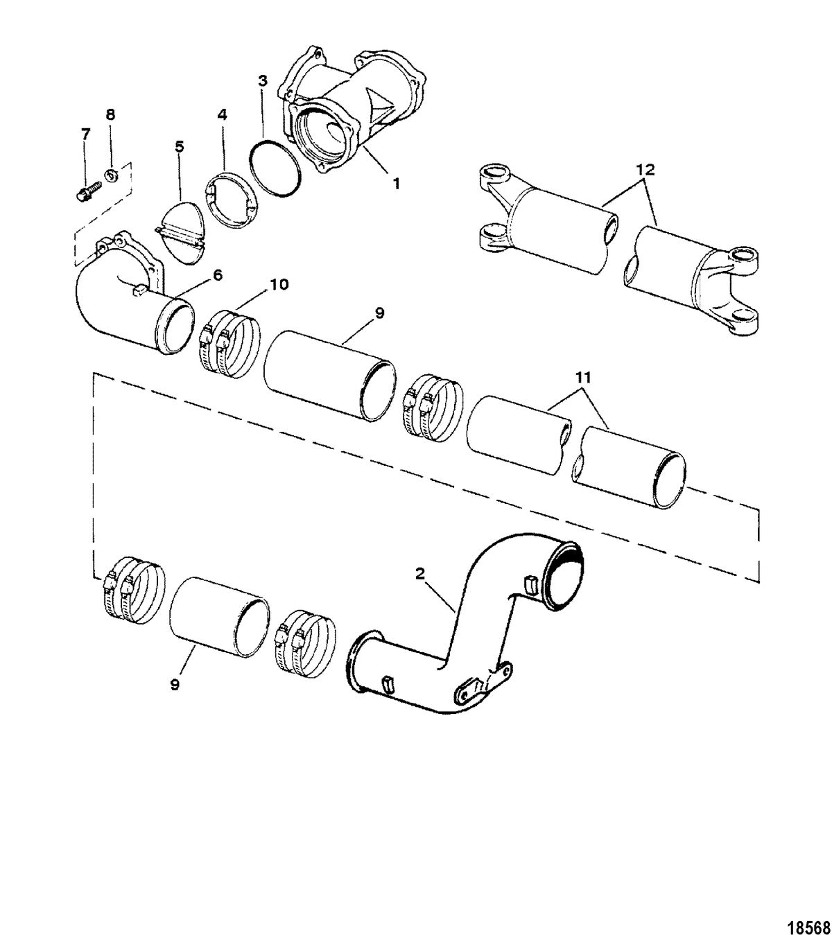 ACCESSORIES EXHAUST/COOLING SYSTEMS AND EXTENSION KITS Extension Kit, 58.00 Inch