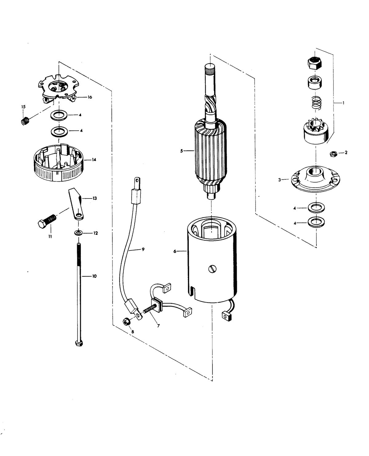 CHRYSLER 115 H.P. STARTER