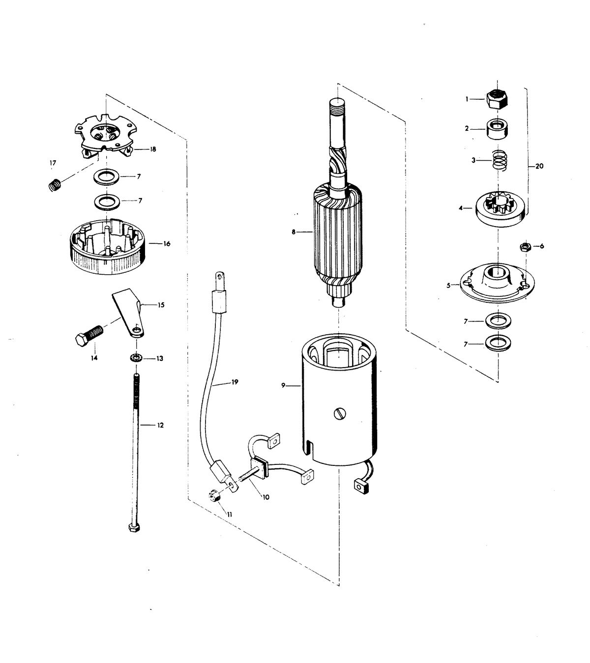 CHRYSLER 75 H.P. ELECTRIC STARTER