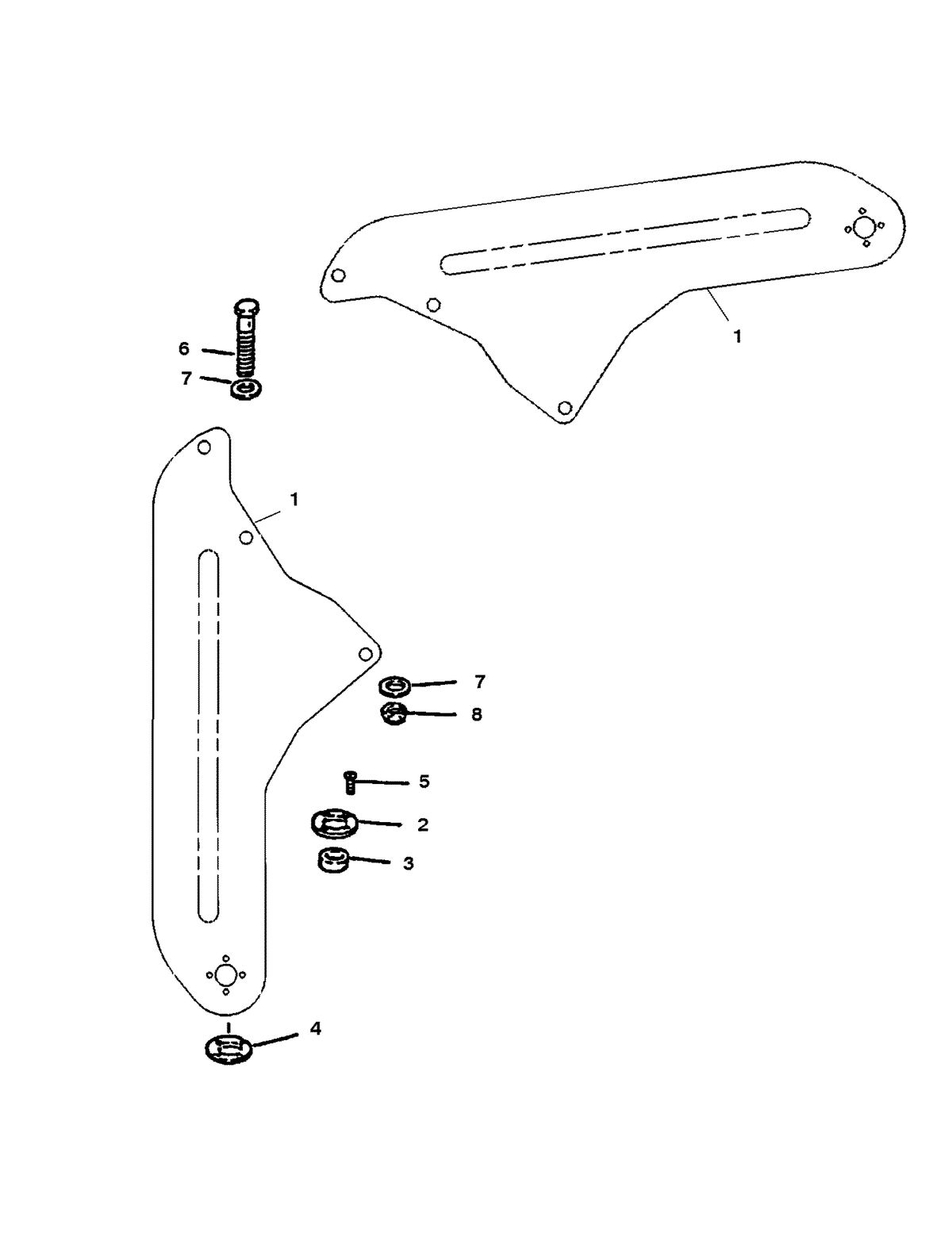 RACE OUTBOARD FORMULA 1 2 LITRE - EFI STEERING PLATE