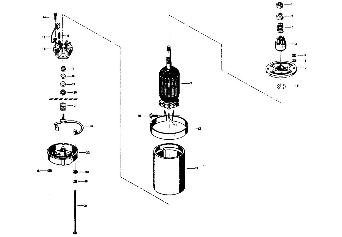 CHRYSLER 35 H.P. ELECTRIC STARTER