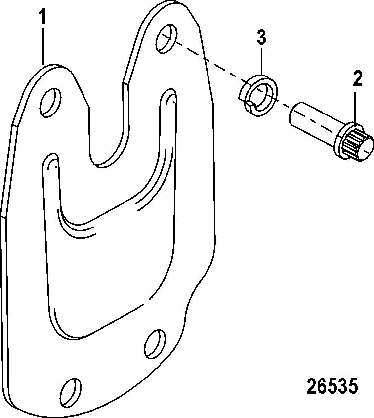 RACE STERNDRIVE 525 SC - GEN VI Exhaust Block Off Plate