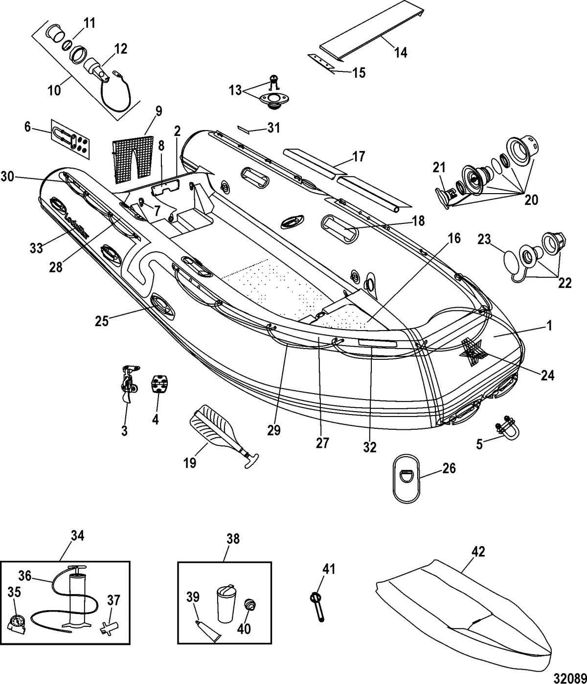 INFLATABLES LODESTAR RIB Open Models(350 / 410)