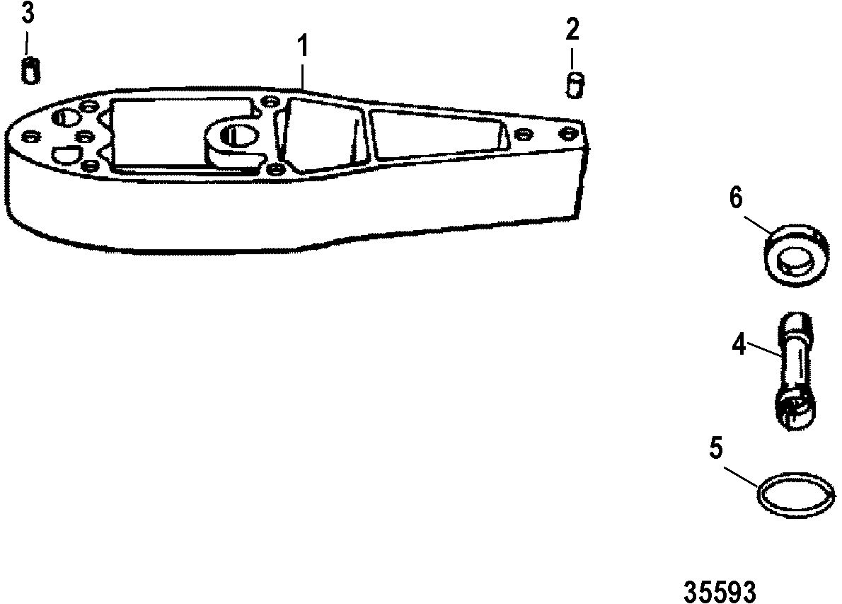 MERCURY/MARINER 55/60/45 JET/60 BIGFOOT  (2-STROKE) Extension Components