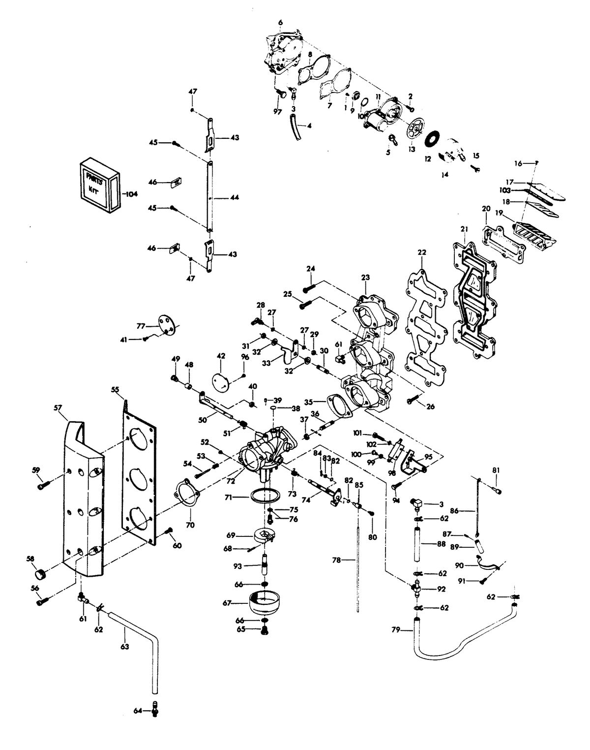 CHRYSLER 85 H.P. CARBURETOR