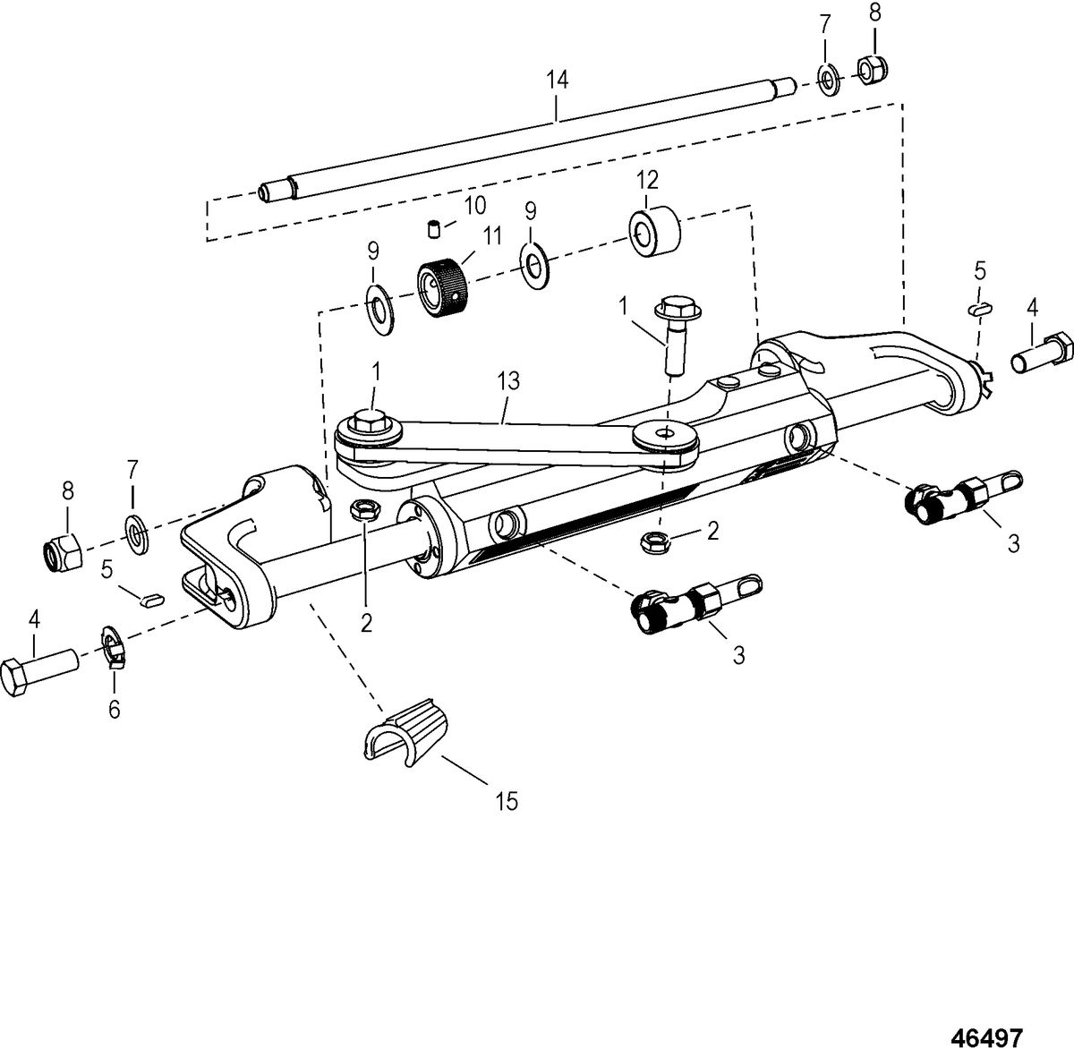 ACCESSORIES STEERING SYSTEMS AND COMPONENTS Steering Actuator Assembly(8M0050097)