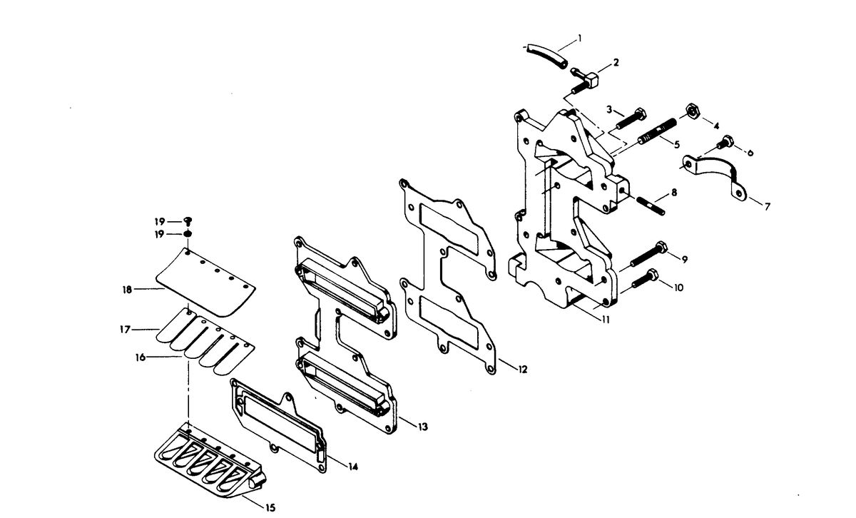 CHRYSLER 55 H.P. REED PLATE