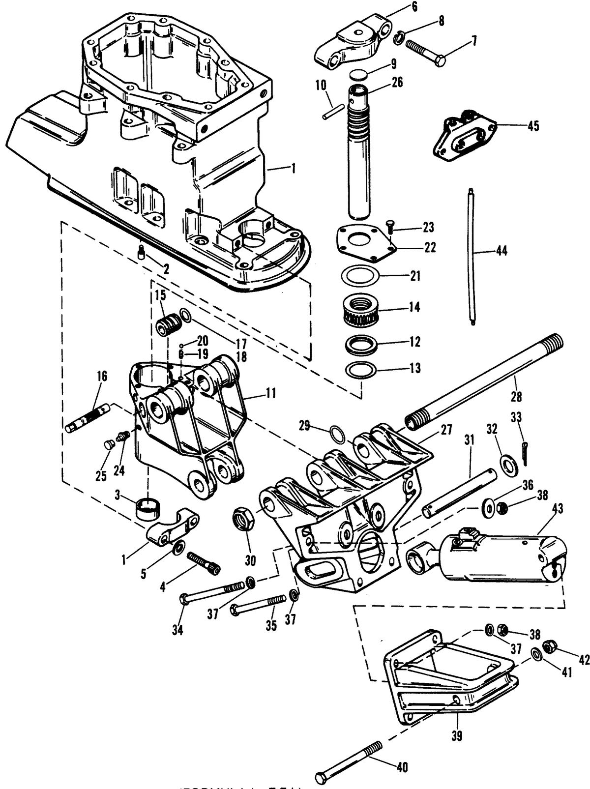 RACE OUTBOARD FORMULA 1 2 LITRE (EFI) DRIVE SHAFT HOUSING