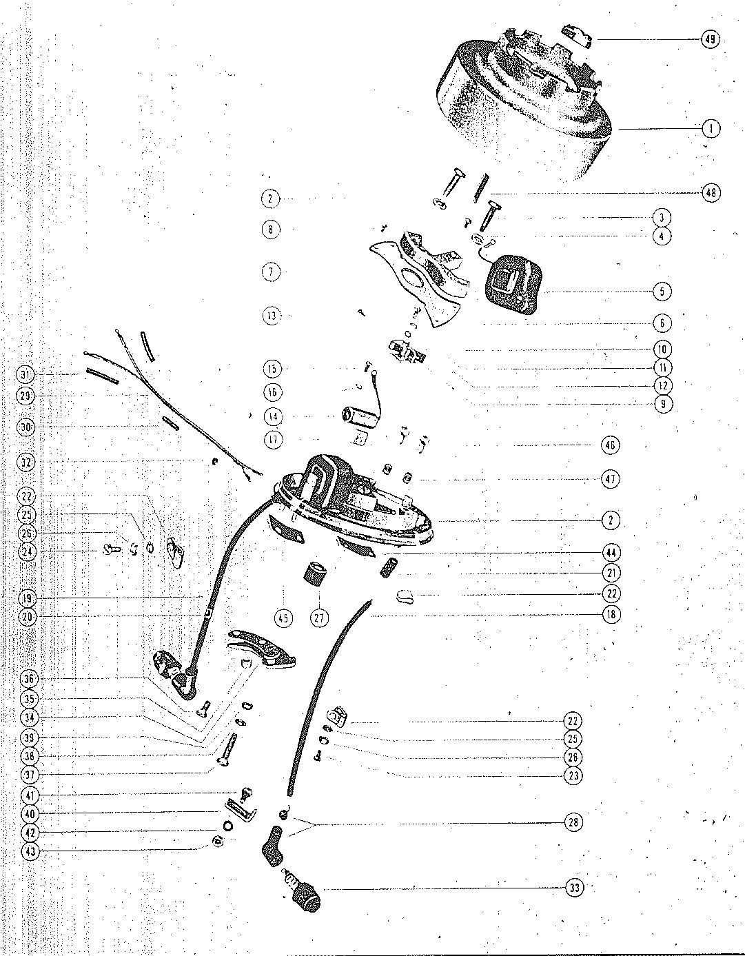 MARK MARK 10, 10A, 15A, 28, 28A MAGNETO ASSEMBLY, COMPLETE