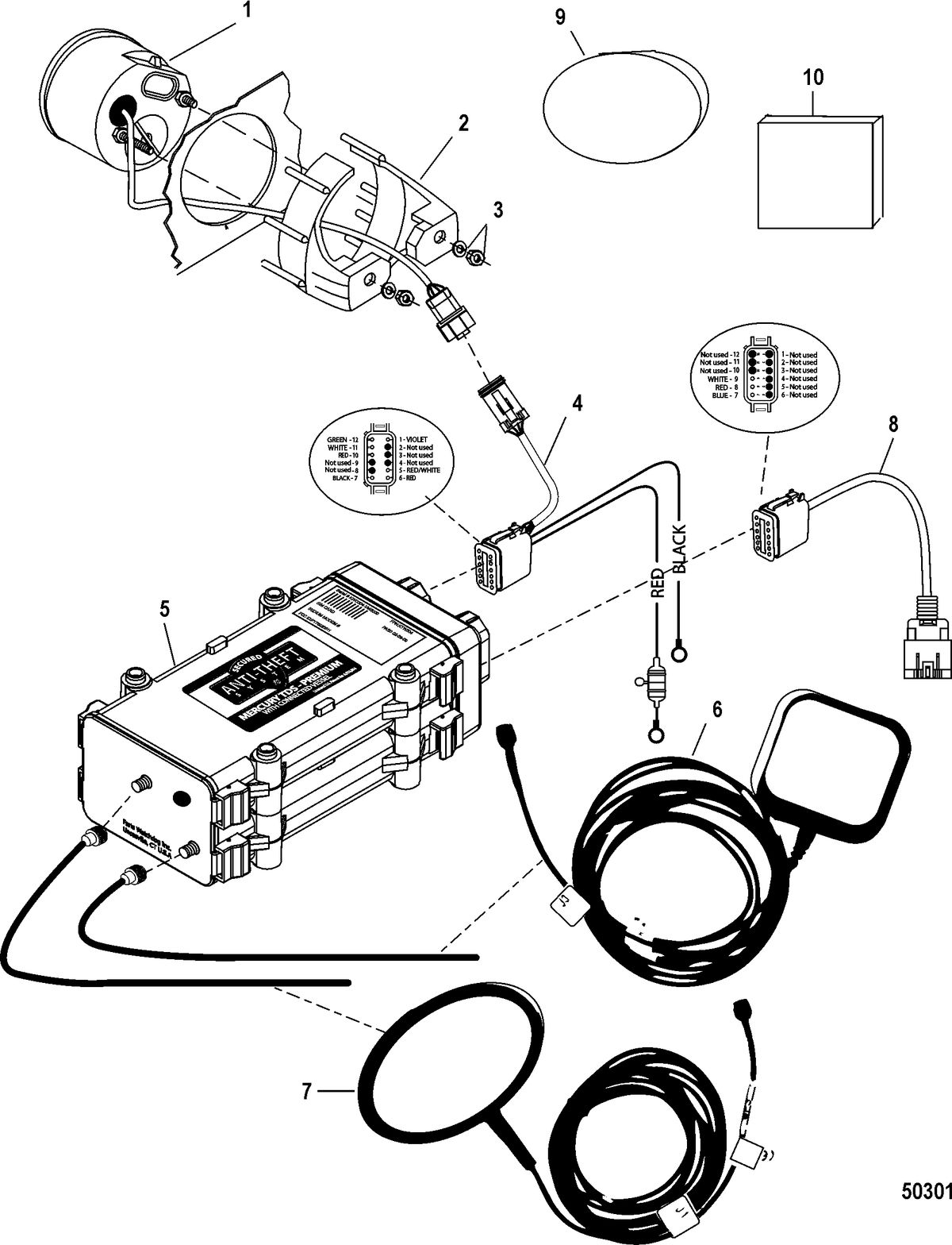 ACCESSORIES ELECTRICAL COMPONENTS AND HARNESSES Theft Deterrent System-Premium