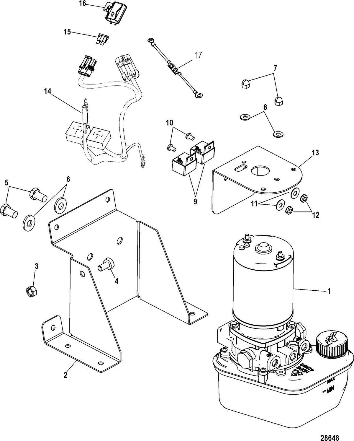 MERCRUISER VAZER Trim Pump Assembly(Complete)