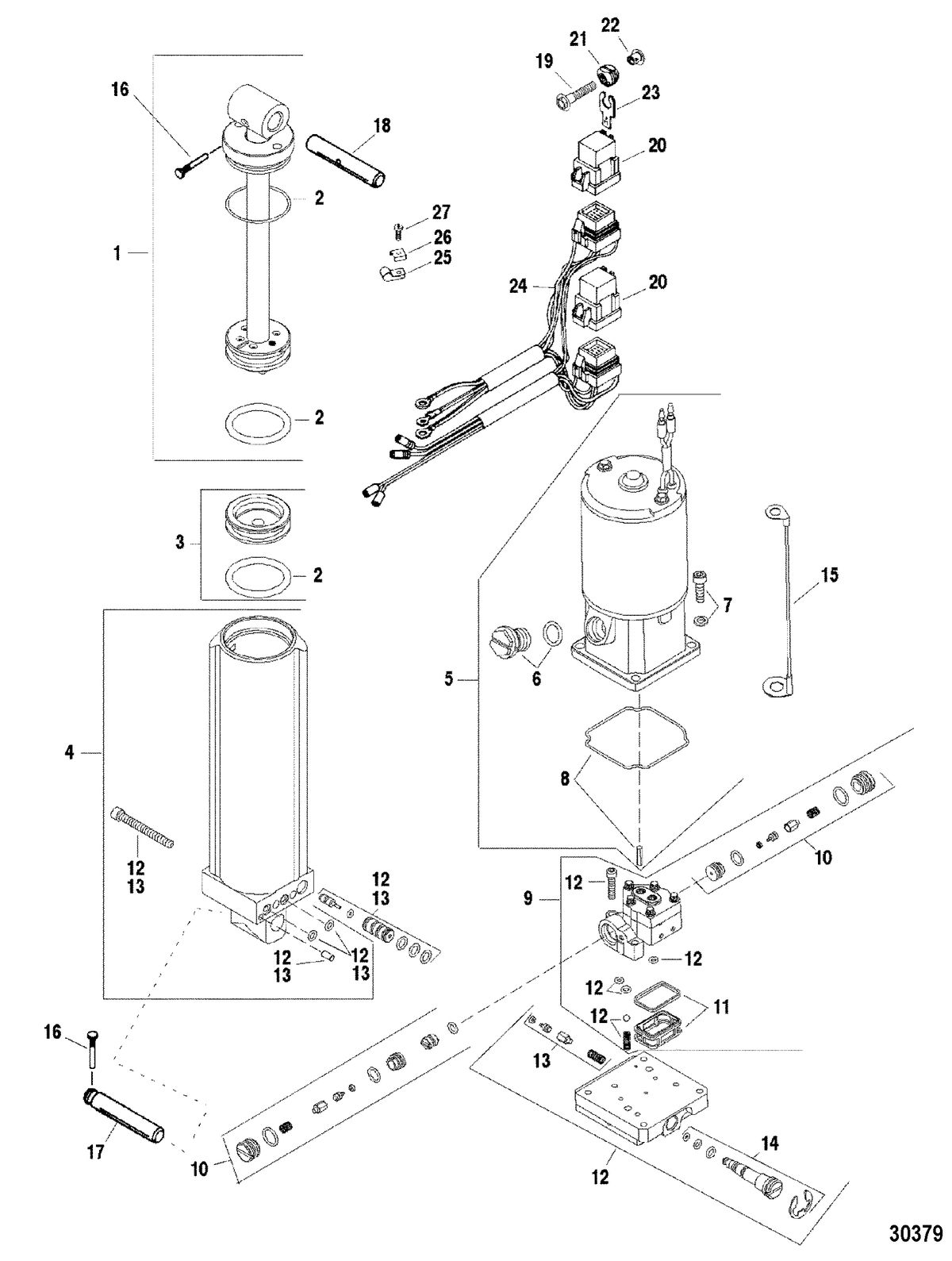 FORCE FORCE 75/90 Pump/Motor Assembly(830250A3)