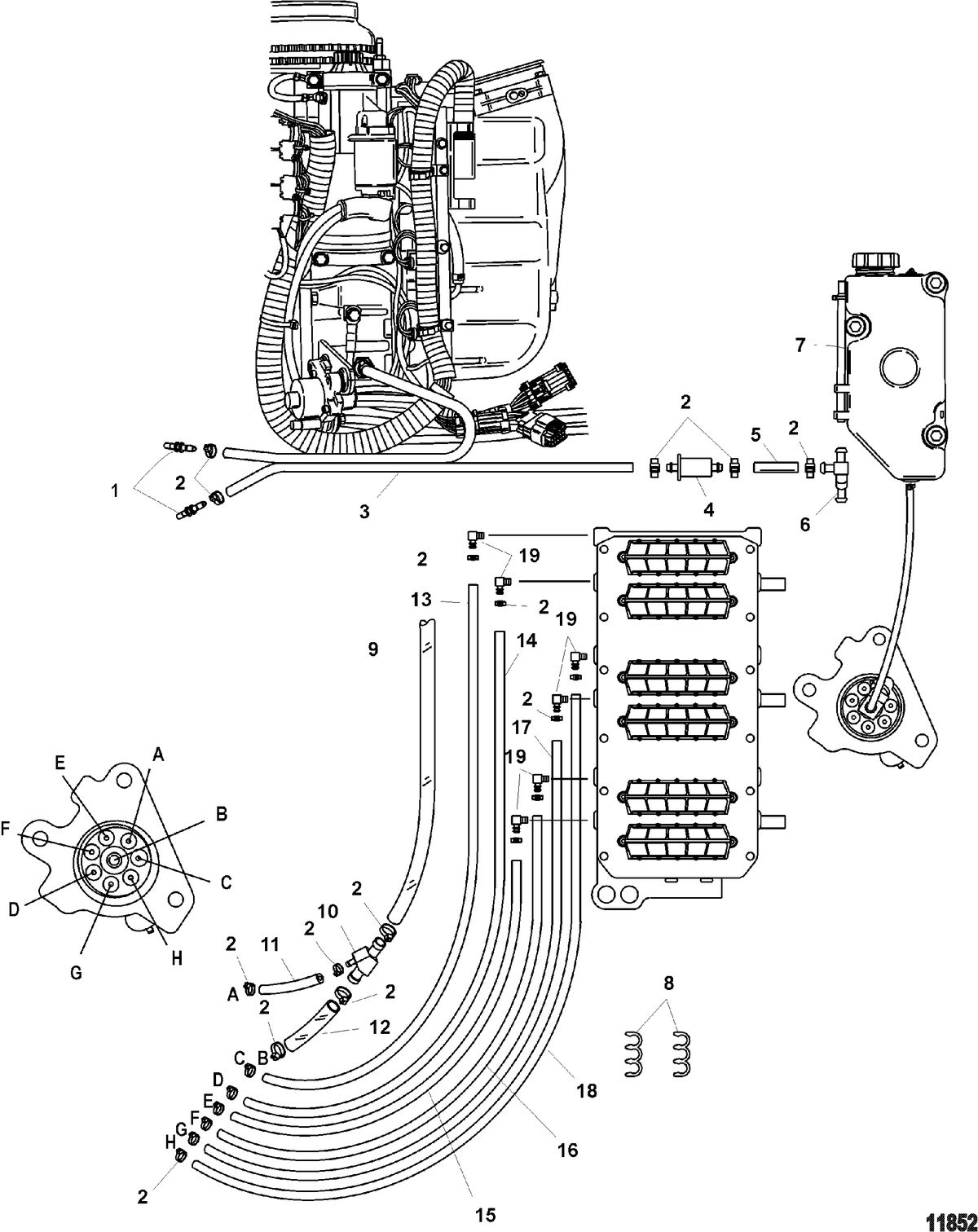 RACE OUTBOARD PARTS MANUAL 300X (3.0L EFI) PRO MAX Oiling System
