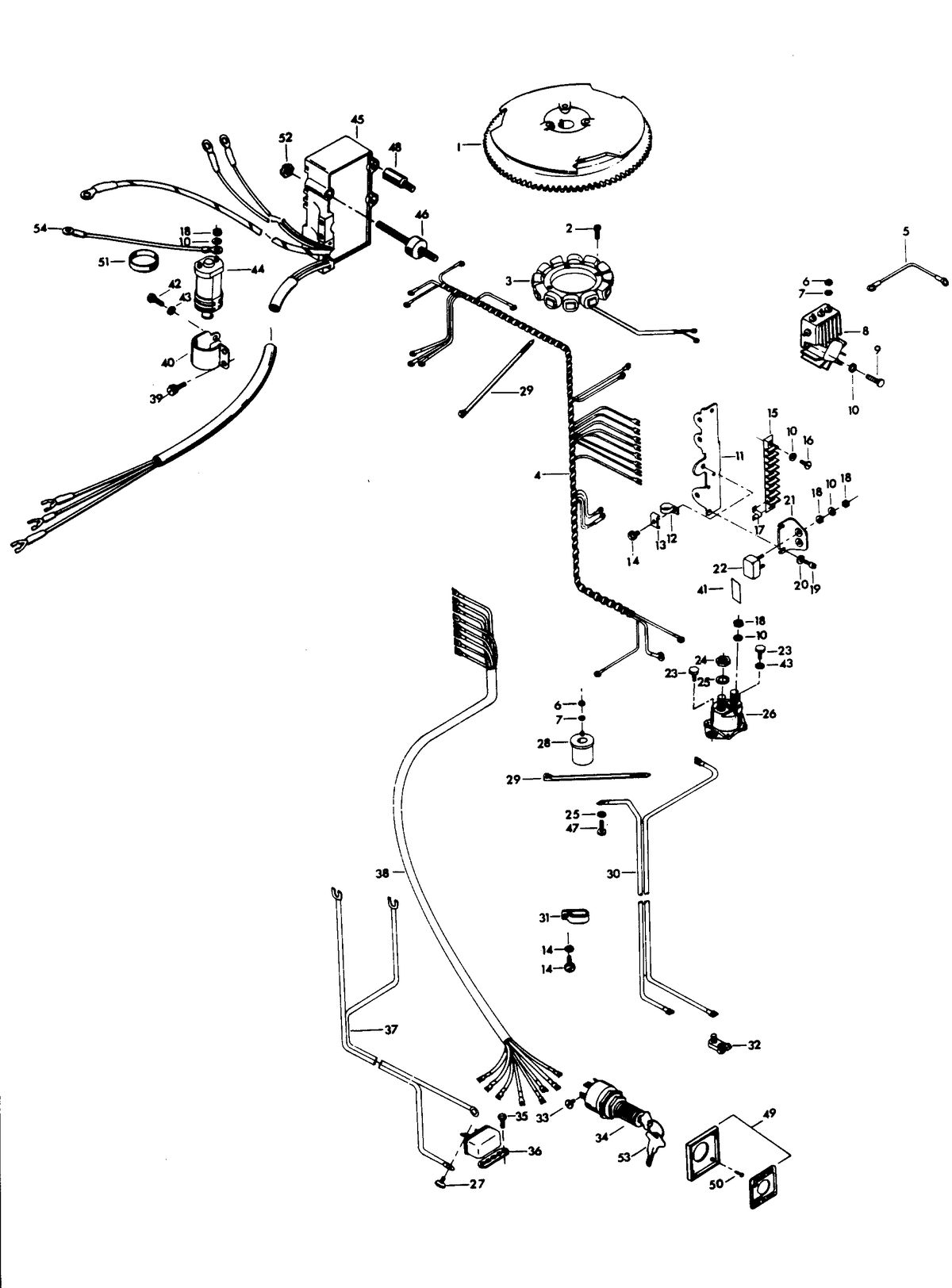 CHRYSLER 105 H.P. ELECTRICAL COMPONENTS