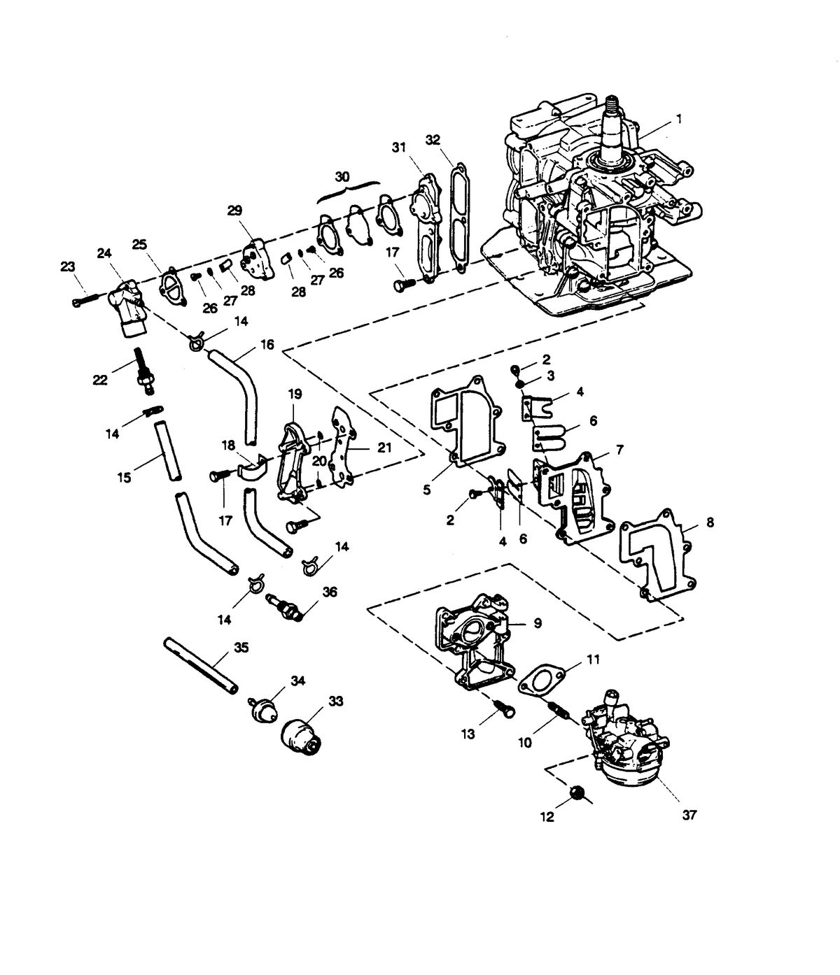 SEARS SEARS FUEL INTAKE AND RECIRCULATION SYSTEM