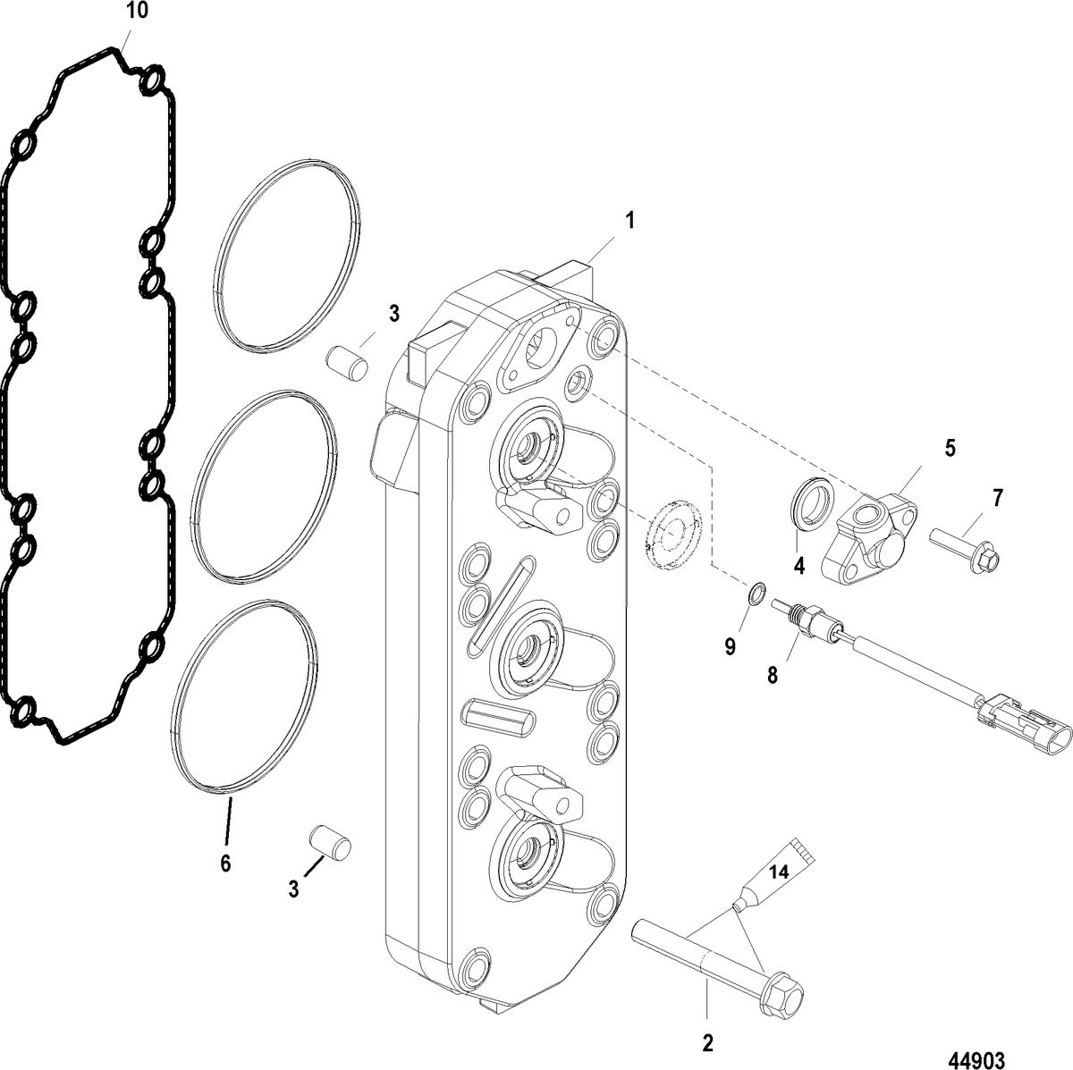 SPORTJET 200 DFI JET DRIVE Cylinder Head