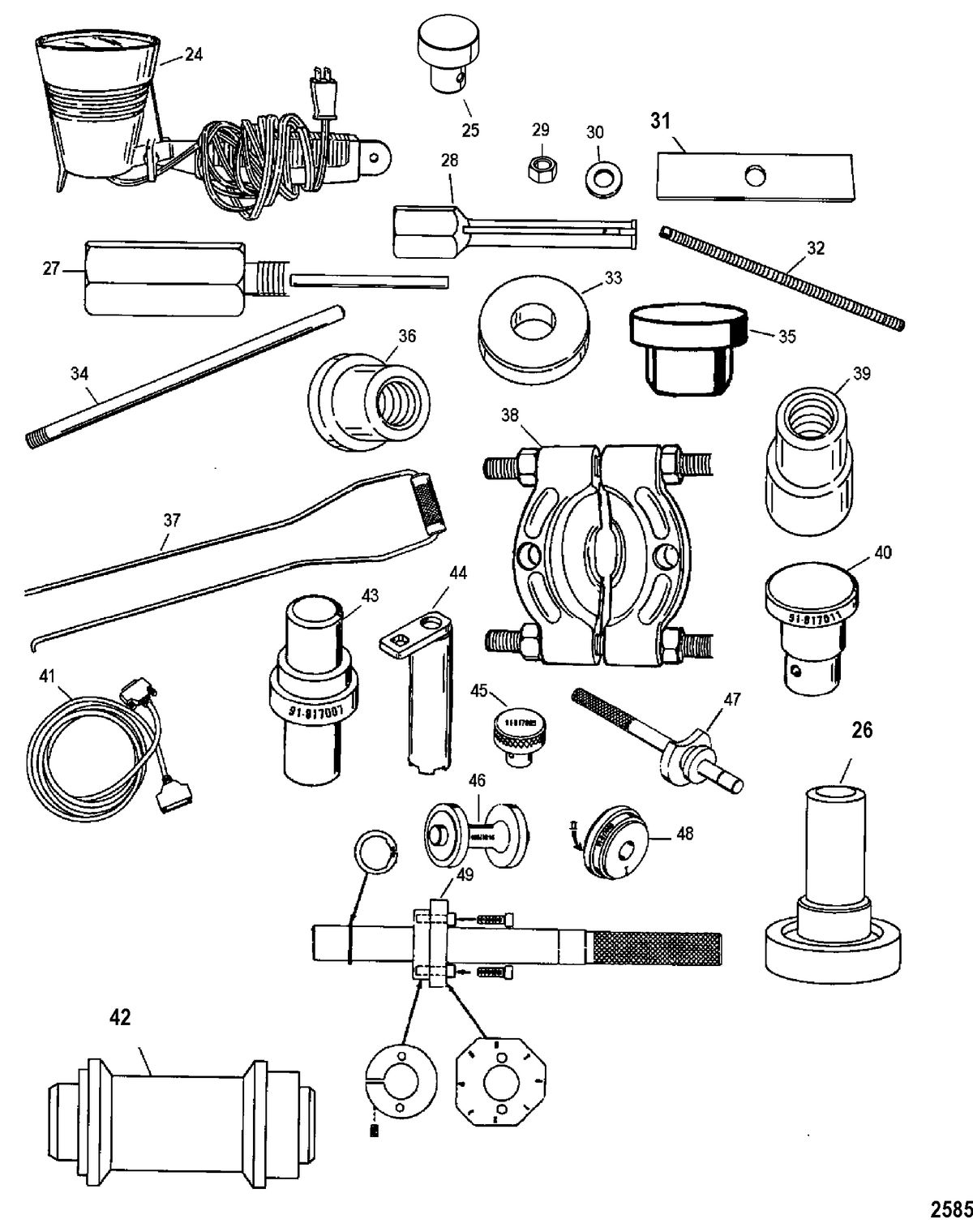MERCURY/MARINER 40/50/60 EFI (4 CYLINDER) 4-STROKE Tools 2