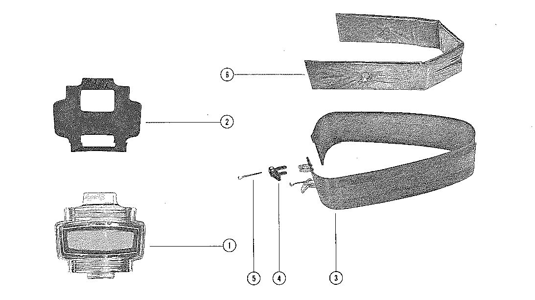 MERCURY MERC 40 COWLING AND FRONT COVER