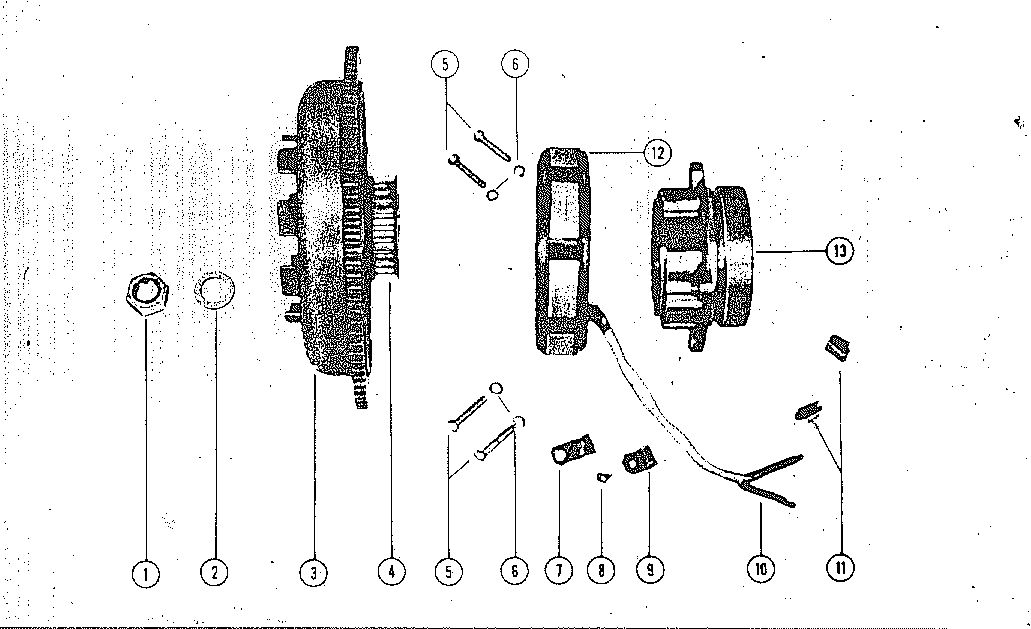 MARK MARK 30 FLYWHEEL ASSEMBLY AND STATOR
