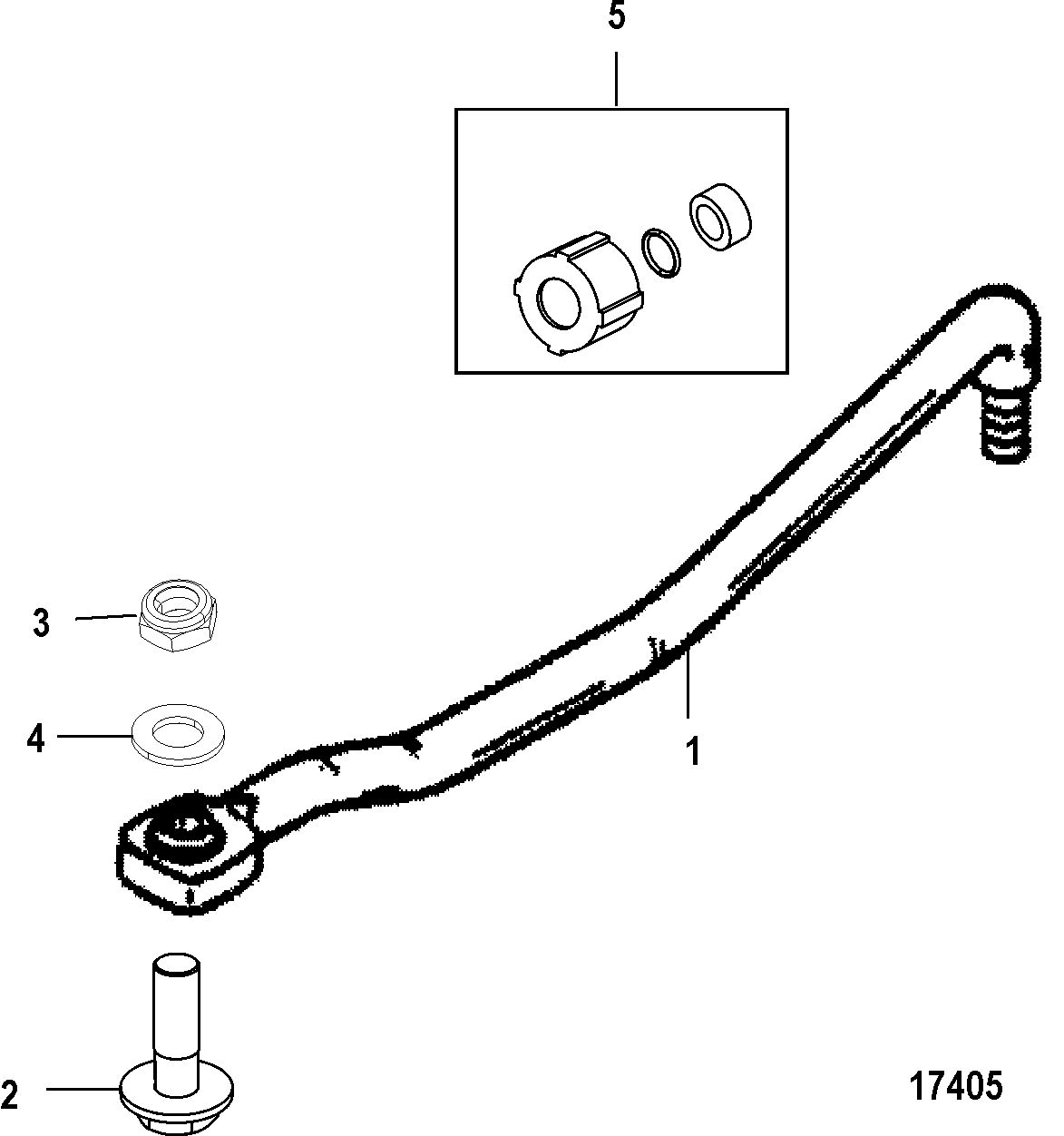 ACCESSORIES STEERING SYSTEMS AND COMPONENTS Attaching Kit(19609A3 and 19608A5)
