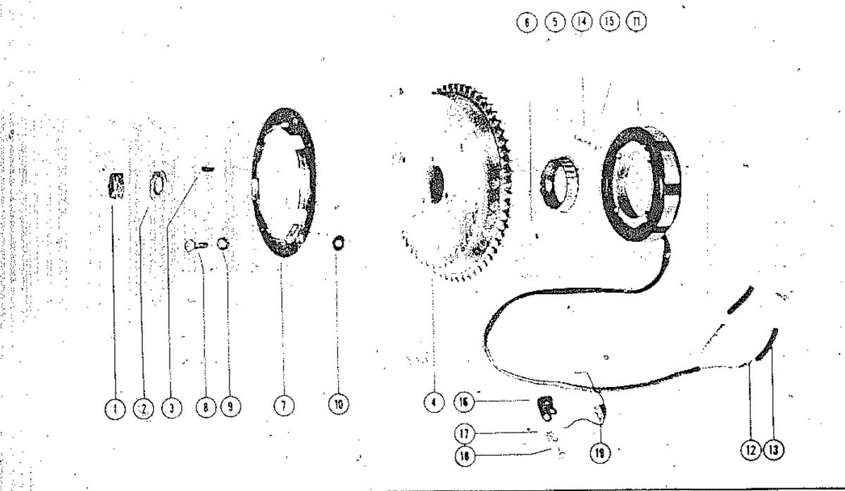MARK MARK 75 FLYWHEEL ASSEMBLY AND STATOR
