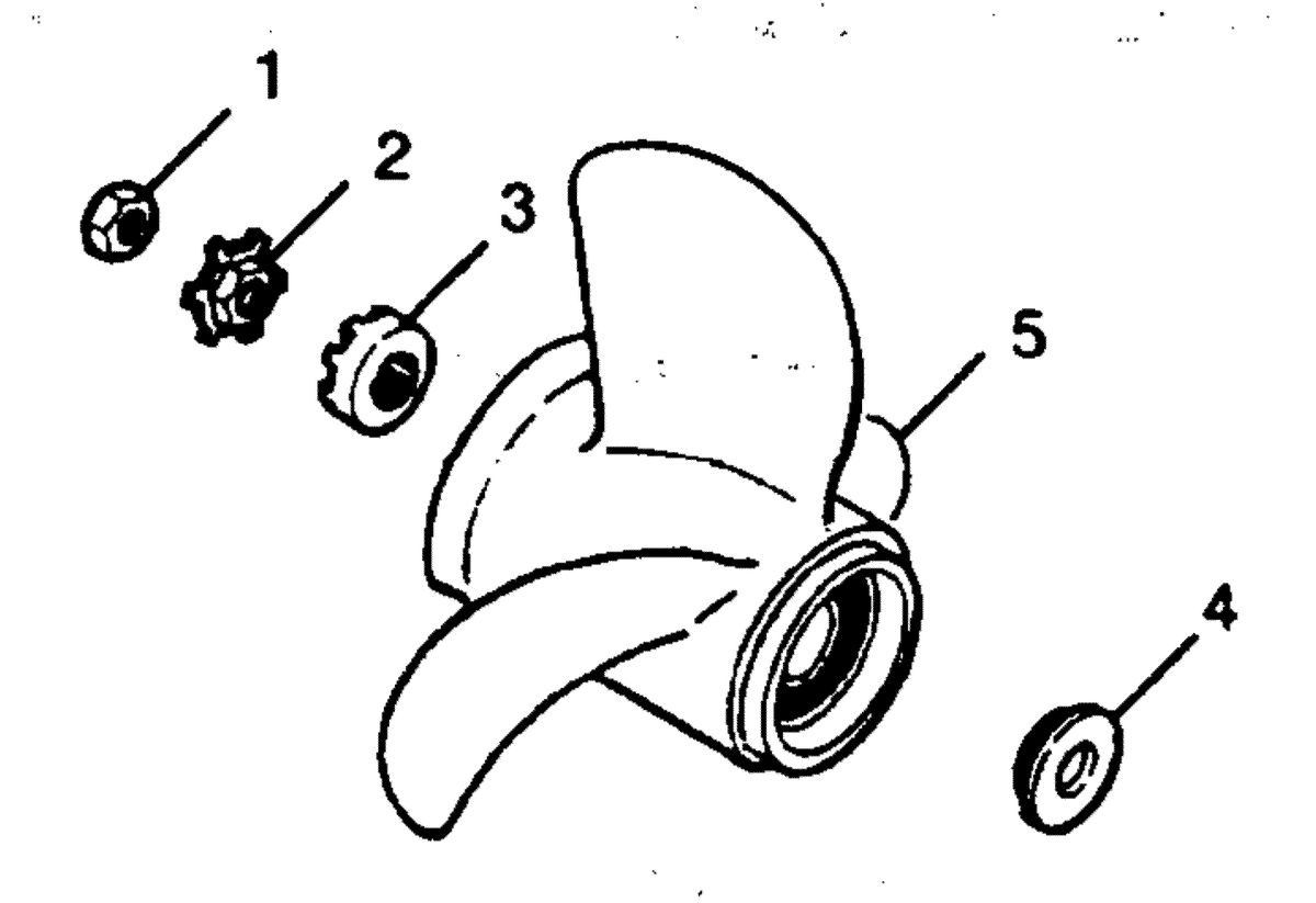 FORCE FORCE 90 HP1991 FLARED HUB PROPS